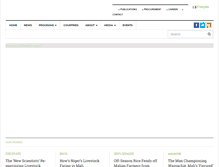 Tablet Screenshot of coraf.org